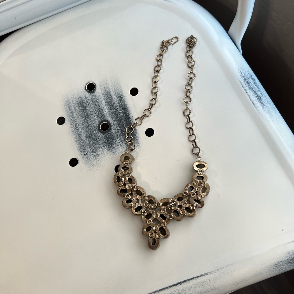 Labradorite Sterling Silver Statement Necklace Fi… - image 4